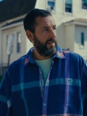 Happy Gilmore 2025  Adam Sandler Blue Plaid Shirt