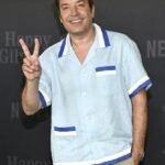 Happy Gilmore 2025 World Premiere Jimmy Fallon Blue Shirt
