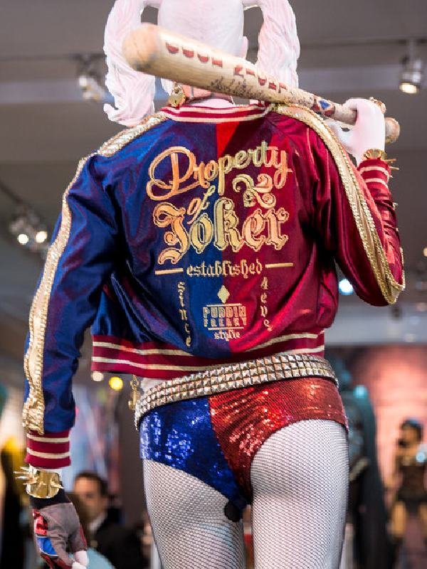Harley Quinn Suicide Squad Bomber Jacket Red and Blue