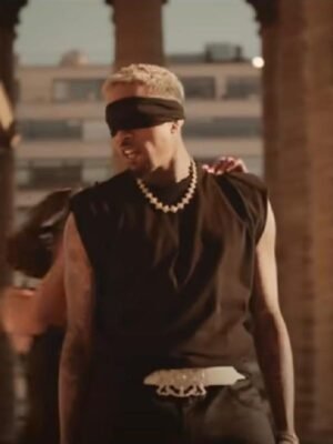 Holy Blindfold Chris Sleevesless T-Shirt in Brown