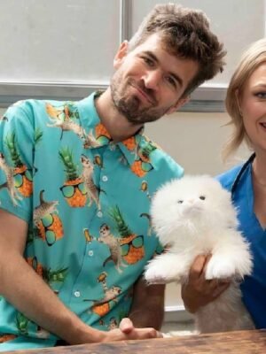 House of Cats Ivo Graham Cat Pineapple Hawaiian Shirt