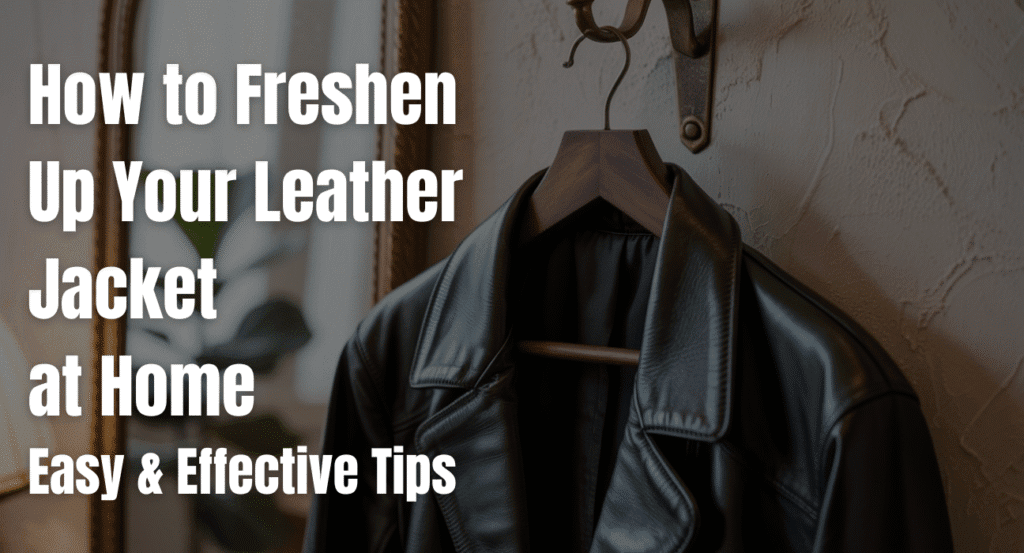 How to Freshen Up Your Leather Jacket at Home – Easy & Effective Tips