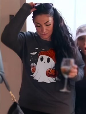 Jersey Shore Family Vacation S8 Deena Nicole Cortese Ghost Sweatshirt