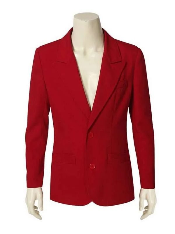 Joaquin Phoenix Suit Red