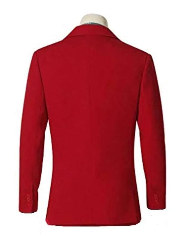 Joker Movie Joaquin Phoenix Red Party Costume Suit