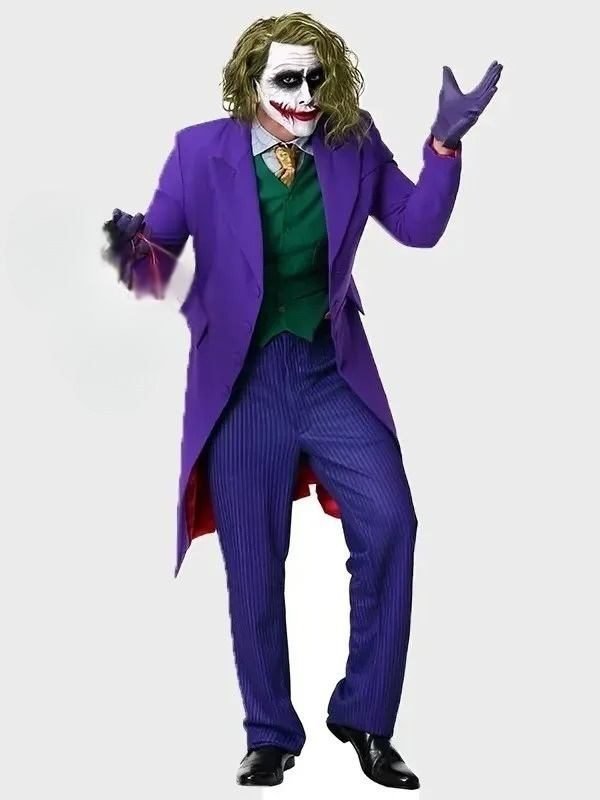 Joker Purple Halloween Costume Suit