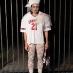 Julia Fox LA 21 Printed White Oversized Jersey
