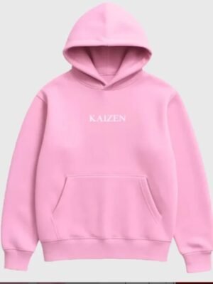 Kaizen Pink X Printed Hoodie