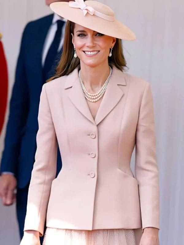 Kate Middleton 2025 Royal Dais Pink Blazer