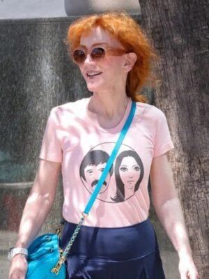 Kathy Griffin Studio City Farmers Market Pink Pullover T-Shirt