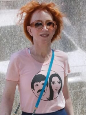 Kathy Griffin Studio City Farmers Market Pink T-Shirt