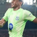 Lamine Yamal Levante UD v FC Barcelona Shirt Green