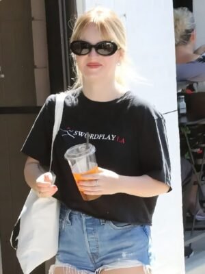 Lulu Wilson Studio City Farmers Market Black T-Shirt