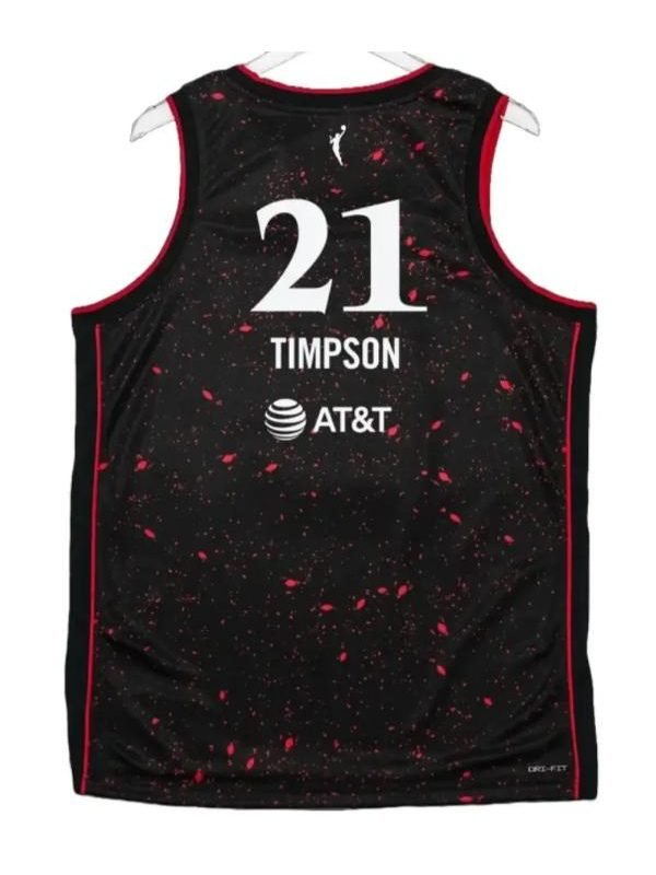 Makayla Indiana Fever Timpson 21 Jersey Black