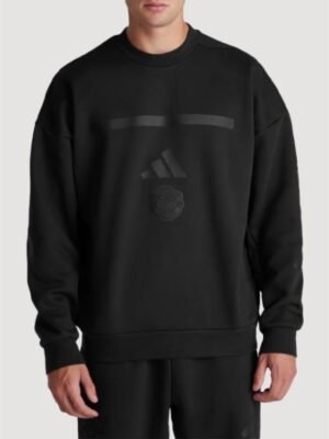 Manchester United Z.N.E. Pullover Sweatshirt in Black