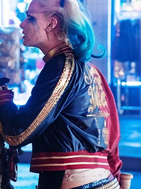 Margot Robbie Property of Joker Suicide Squad Harley Quinn Jacket