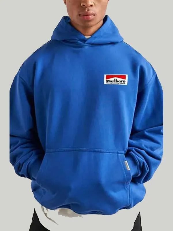 Marlboro Racing Bllue Hoodie