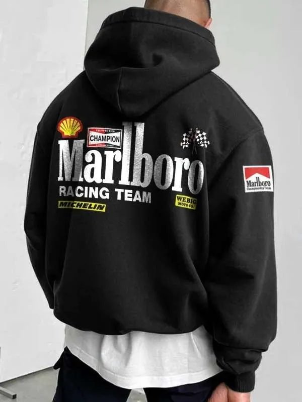 Marlboro Racing Hoodie Black