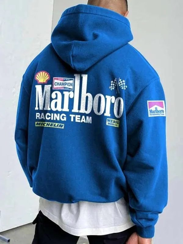 Marlboro Racing Hoodie Blue