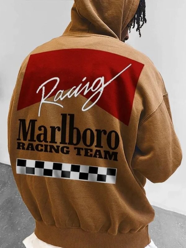 Marlboro Racing Hoodie Brown