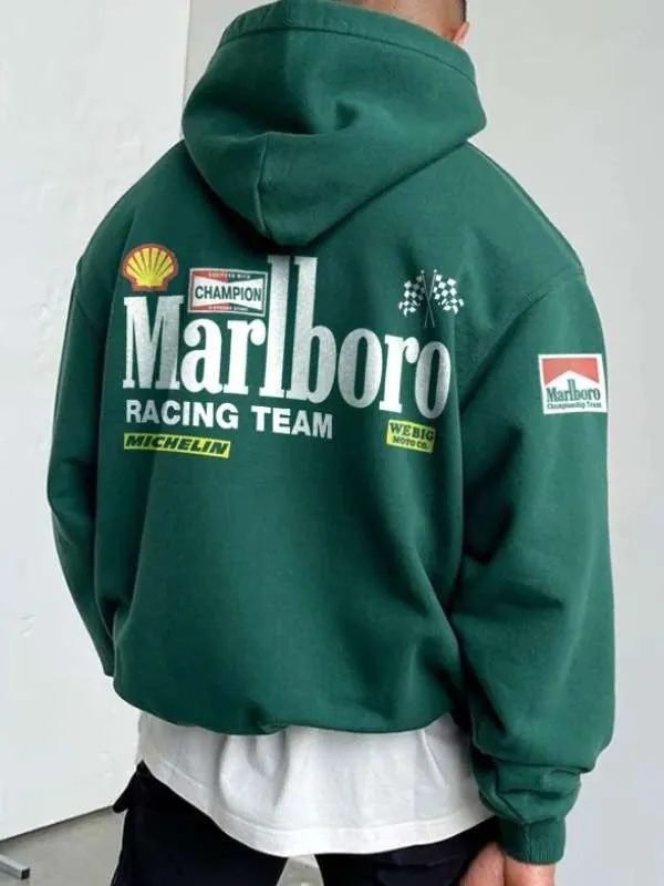 Marlboro Racing Hoodie Green