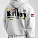 Marlboro Racing Hoodie Grey