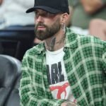 Maroon 5 Adam Levine Green Plaid Shirt