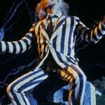 Michael Keaton Beetlejuice Beetlejuice Suit Black and White