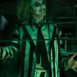 Michael Keaton Horror Movie Beetlejuice Beetlejuice Black & White Suit