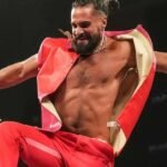 Monday Night RAW 2025 Seth Rollins Colorblock Satin Vest