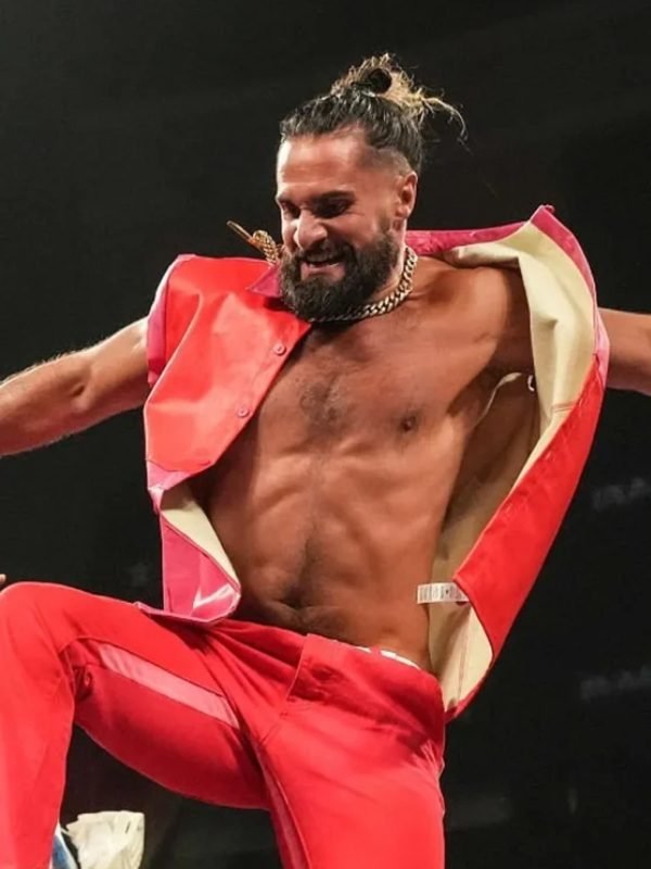 Monday Night RAW 2025 Seth Rollins Colorblock Satin Vest