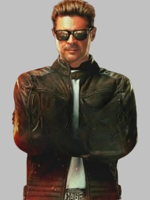 Mortal Kombat 2 Johnny Cage Leather Black Jacket