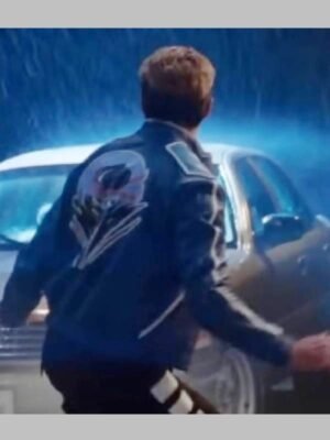 Mortal Kombat 2 Karl Urban JC Blue Leather Jacket