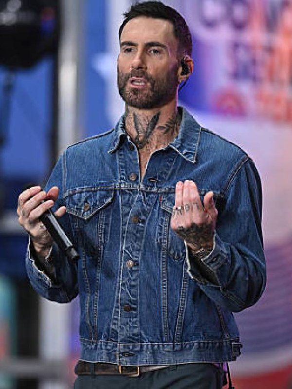 NBC Today Show Adam Levine Denim Jacket