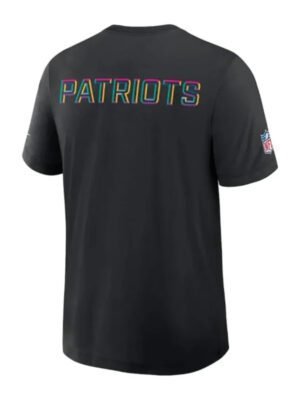 2025 New England Patriots Crucial Catch Black T-Shirt