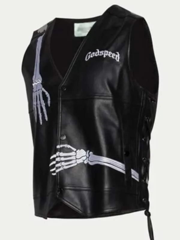 NYC Godspeed Rod Leather Vest