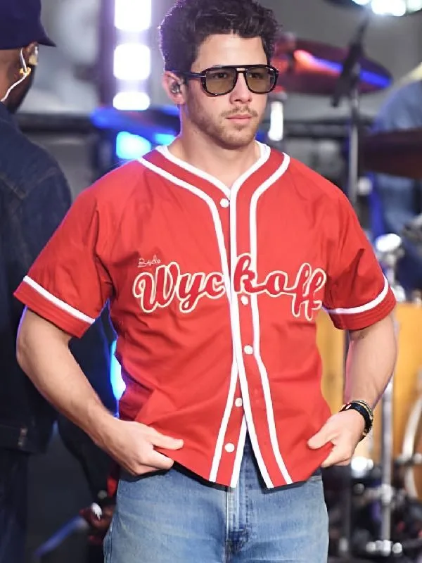 Nick Jonas of Jonas Brothers Performance NBC Today Red Jersey
