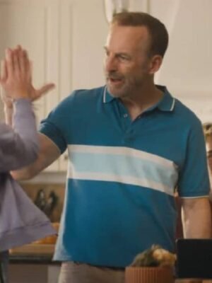 Nobody 2 Bob Odenkirk Blue Polo Shirt