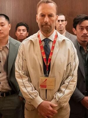 Nobody 2 Bob Odenkirk Bomber Jacket White