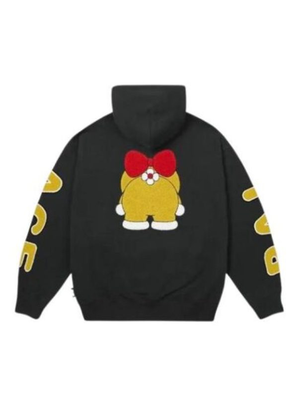 Palace Doraemon Hoodie Black in Fleece