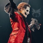 Papa Emeritus Ghost Sequin Red Blazer