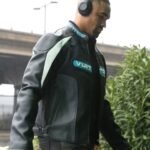 Philadelphia Eagles Jalen Hurts Racing Leather Biker Jacket - Black