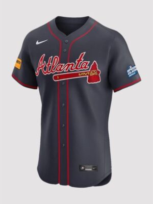 Ronald Acuna Jr. Atlanta Braves Navy Jersey
