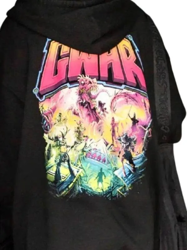 Sarah Sherman Philadelphia 2025 Gwar Black Hoodie