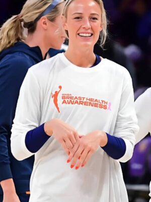 Sophie Cunningham Breast Health Awareness White Sweatshirt