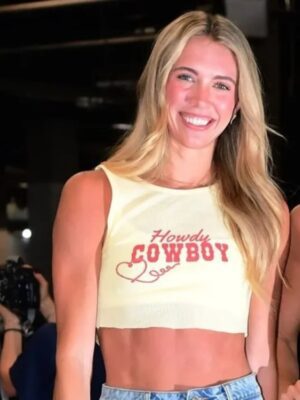 Sophie Cunningham Howdy Cowboy Crop Top