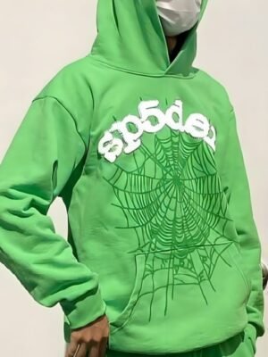 Sp5der Websuit Green Hoodie