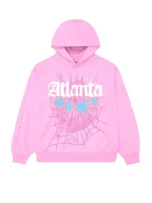 Sp5der Pink Atlanta Hoodie