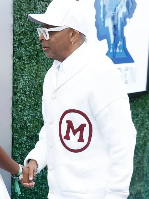 Spike Lee 2025 US Open Tennis Championships White Cardigan