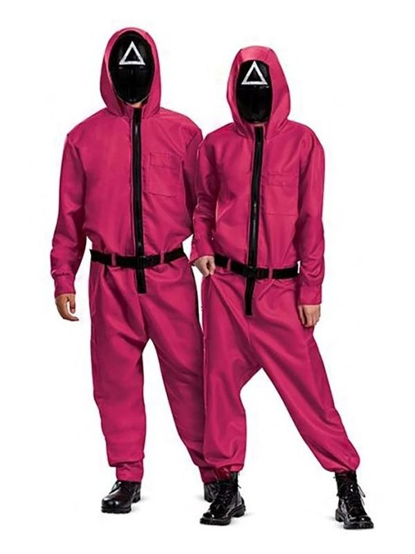Squid Game S2 Guard Jumpsuit Pink